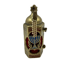 Mini Torah Scroll Metallic Sephardic Covers Vertical Style picture