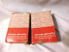Vintage Chicago Specialty Co. Pipe Repair Clamps 2 Boxes 1/2