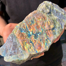8.11lb Natural Labradorite Crystal Stone Natural Rough Mineral Specimen Healing picture