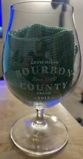 NEW 2015 GOOSE ISLAND BOURBON COUNTY BRAND STOUT TULIP GLASS SNIFTER SPIEGELAU picture