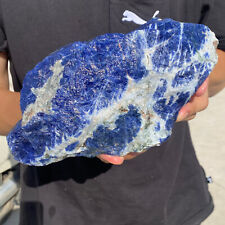 3LB Natural Blue Sodalite Rock Crystal Gemstone Healing Rough Mineral Specimen picture