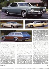 1965 1966 1967 1968 1969 1970 CHEVROLET CAPRICE 12 page Color Article picture