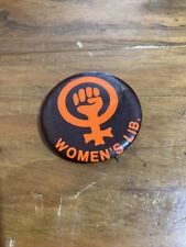 Vintage 1960s 1970s WOMENS LIB Fist Logo Womans Liberation picture