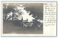 1909 Horton Family Reunion Wyomanock New York NY RPPC Photo Antique Postcard picture