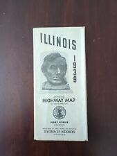 Illinois Official Highway Map Courtesy of the Division of Highways 1939 Edition picture