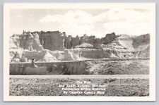 Postcard RPPC The Wall Bad Lands National Monument by Canedy's Camera Shop VTG picture