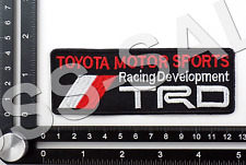 TOYOTA MOTOR SPORTS EMBROIDERED PATCH IRON/SEW ON ~4-5/8