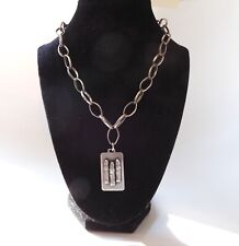 Unique Sterling Silver Novelty Pendant Necklace With Cigars, Match & Great Chain picture