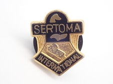 SERTOMA International Gold Tone Vintage Lapel Pin picture