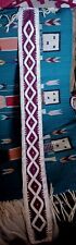 **AWESOME VINTAGE NATIVE AMERICAN CHOCTAW SASH BEADED  HANDMADE REGALIA NICE * picture