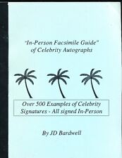 In-Person Facsimile Guide of Celebrity Autographs. 500+sig examples.  picture