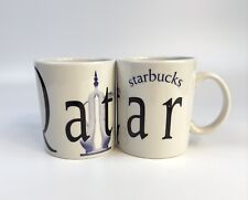 Starbucks ‘Qatar’ City Mug Collector Series 2002 Coffee Cup 16 Oz. (Two) picture
