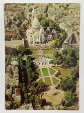 Aerial View of the Basilica of the Sacred Heart Paris France Postcard Unposted picture
