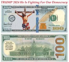 50 pack Trump Is Fighting For Democracy 2024  Dollar Bills Money Maga picture