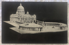 Post Card the Basilica of St. Peter in Romeattilio and Lucio Savoia, Signed picture
