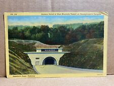Eastern Portal of Blue Mountain Tunnel on Pennsylvania Linen Postcard No 1081 picture