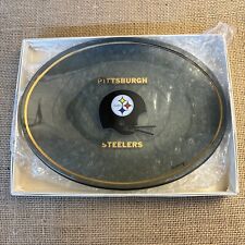 Vintage Steelers Smoked Glass Dish by Houze Glass Father’s Day Gift picture