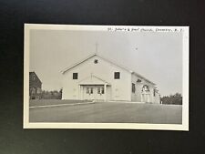 Postcard St John’s and Paul Church Coventry Rhode Island RPPC R70 picture