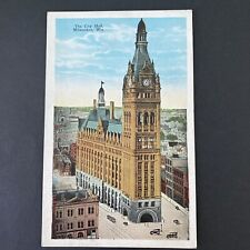 Vintage Wisconsin Postcard - Milwaukee - City Hall picture