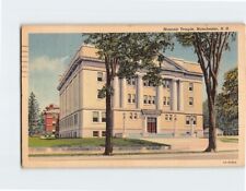 Postcard Masonic Temple, Manchester, New Hampshire picture