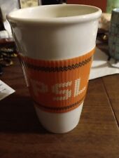 Starbucks Pumpkin Spice Latte Mug Team PSL Ceramic  Tumbler Cup 10 oz  No Lid picture