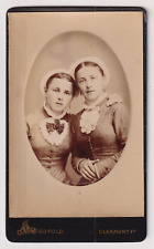 Leopold CDV in Clermont-Ferrand - Two Sisters - Vintage print c.1892 picture