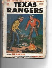 TEXAS RANGERS - JANUARY 1955 - ACCEPT. COND. VINTAGE PULP. picture