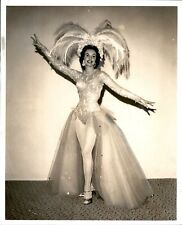 LG918 1959 Original Photo FAY GABOR Glamorous Elegant Showgir Leggy Costume picture