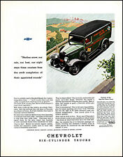 1932 Chevrolet Trucks Ronald McLeod art delivery wagon vintage print ad L13 picture