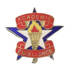Academic Excellence Award Star Torch Souvenir Pin picture