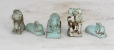 5 RARE ANCIENT EGYPTIAN ANTIQUE  Horus ,Hippo ,Baboon Statues (BS) picture
