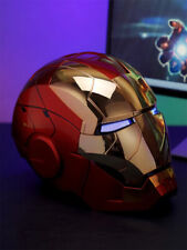 IN US STOCK Autoking Iron Man MK5 1/1 Helmet Wearable Voice-Control Mask Golden picture