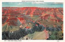 Postcard View From Powell Point, Grand Canyon Nat'l Park Arizona picture