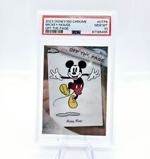 2023 Topps Chrome Disney 100 Mickey Mouse Off The Page #OTP-6 PSA 10 Pop 5 picture