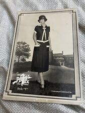Vintage Deco Era Fashion Photo Advertisement Sample LH Pierce Textile Dress Y picture