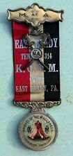 Vintage Knights of the Maccabees Badge Ribbon from East Brady, Pa. picture