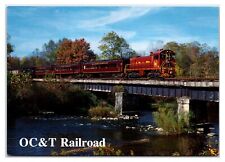 Vintage 1990s - OC&T Railroad - Tuttusville, Pennsylvania Postcard (UnPosted) picture