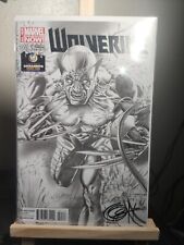 Wolverine 1 Wizard World Sacramento Con Black And White Signed By Greg Horn. picture