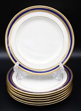 Lenox Gold Bread & Butter Plates, P72, Cobalt and Ivory  -- Matches Tiffany picture