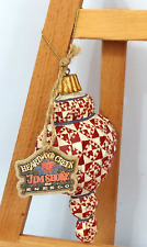 jim shore 5 in christmas ornament red heartwood creek enesco with tag picture