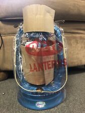 Dietz #8 Air Pilot Oil Burning Lantern (Blue with Gold) Blue with Gold Trim New picture