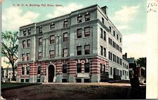 YMCA Building Fall River Massachusetts MA Antique Postcard UNP WOB Litho-Chrome picture