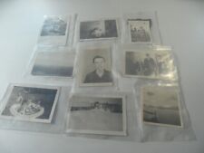3F12 Vintage estate photo lot of 9 photos 1940/50's kids fashions teenage picture