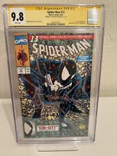 SPIDER-MAN #13 CGC 9.8 SS SIGNED TODD MCFARLANE WHITE PAGES picture