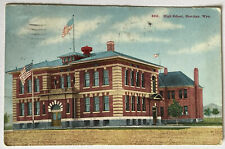 Sheridan Wyoming High School Vintage Postcard c1910 picture
