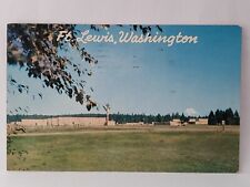 Postcard Fort Ft. Lewis Washington State Army Base Barracks c1961 picture