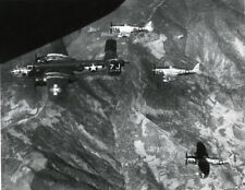 WW2 WWII Photo USAAF P-47 Fighters Escort B-25 Bomber World War Two / 5363 picture