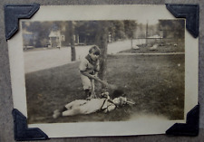 1930s Photo Album - Kids Playing Cowboys & Indians / Wheelbarrow Ride / Costumes picture