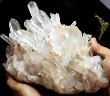 4900g Raw Natural Beautiful White QUARTZ Crystal Cluster Specimen picture