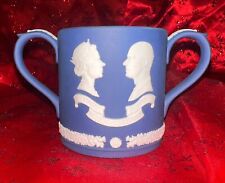 Queen Elizabeth Wedgwood 40th Wedding Anniversary Loving Cup picture